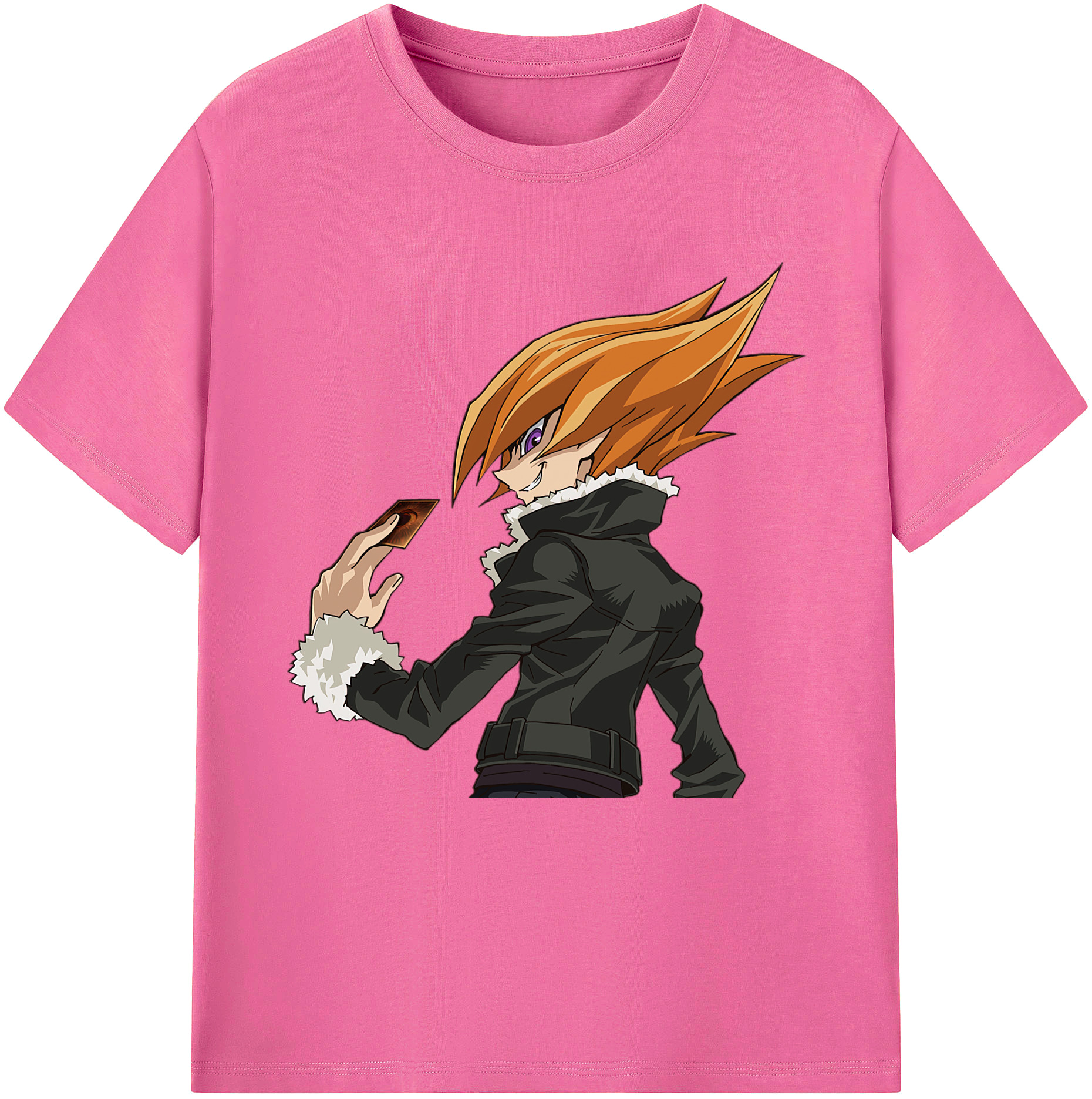 （画像用） 遊☆戯☆王 Yu-Gi-Oh! レディースカジュアルプリントTシャツ（綿100％）